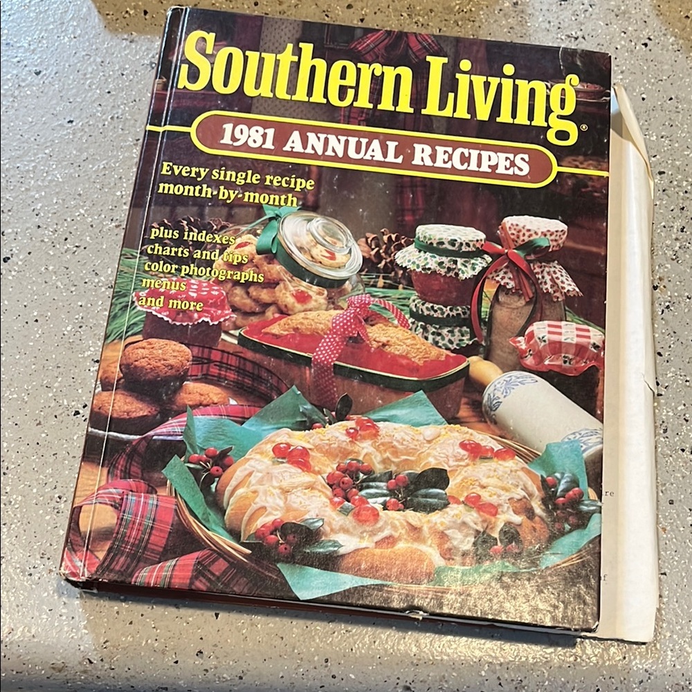 VINTAGE SOUTHERN LIVING 1981 ANNUAL RECIPES HARDCOVER COOKBOOK